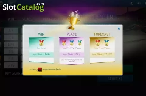 Скрин5. Instant Virtual Greyhounds слот
