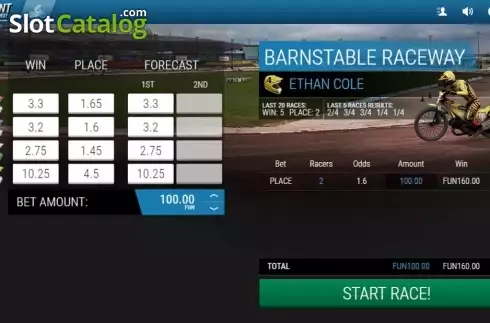 Скрин3. Instant Virtual Speedway слот