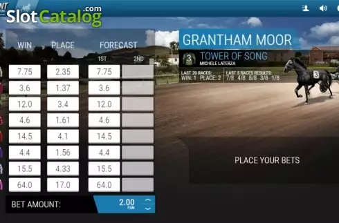 Скрин2. Instant Virtual Trotting слот