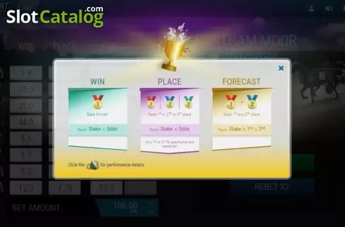 Скрин6. Instant Virtual Trotting слот