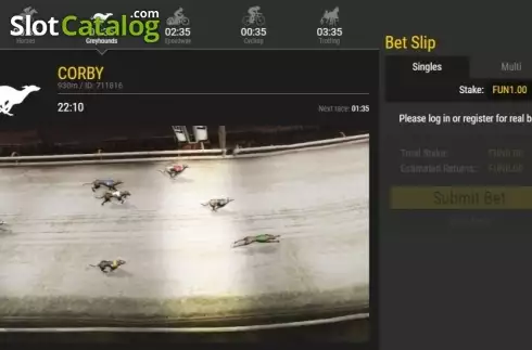 Скрин2. Virtual Greyhounds слот