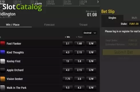 Скрин3. Virtual Greyhounds слот