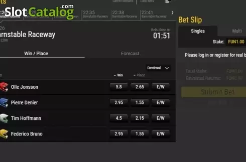 Скрин3. Virtual Speedway (1X2gaming) слот