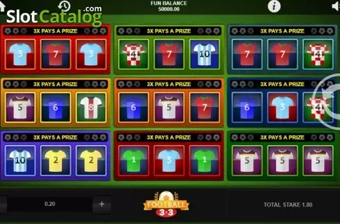 Скрин2. Football 3x3 слот
