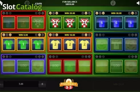 Скрин3. Football 3x3 слот