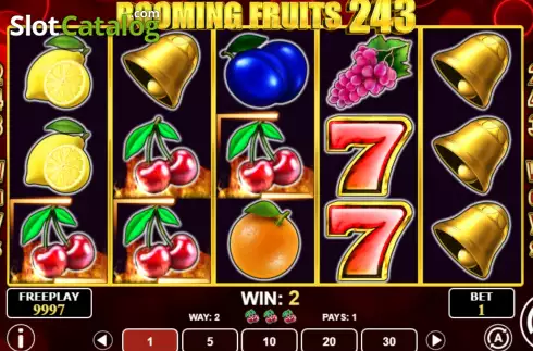 Скрин3. Booming Fruits 243 слот
