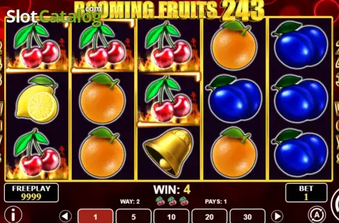 Скрин4. Booming Fruits 243 слот