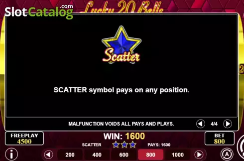 Скрин9. Lucky 20 Bells слот