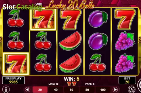 Скрин3. Lucky 20 Bells слот