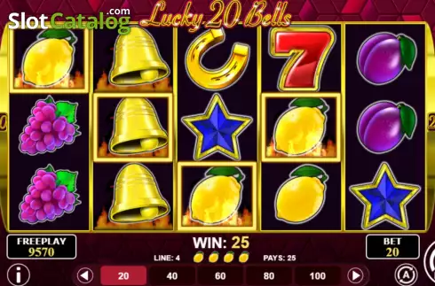 Скрин4. Lucky 20 Bells слот