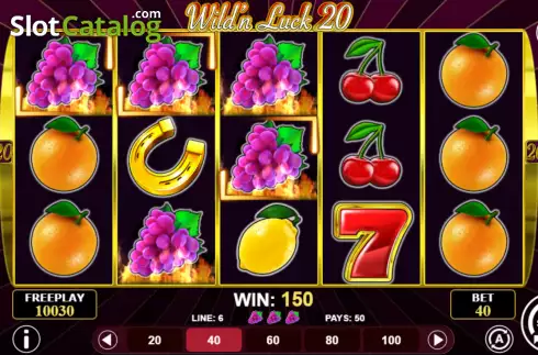 Скрин4. Wild'n Luck 20 слот