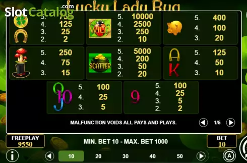 Скрин5. Lucky Lady Bug слот