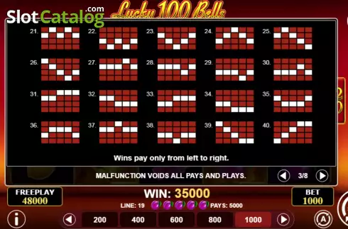 Скрин7. Lucky 100 Bells слот