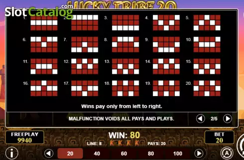 Скрин6. Lucky Tribe 20 слот