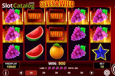 Скрин5. Seven & Wild слот