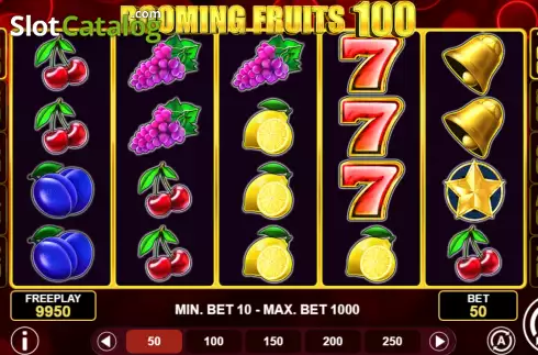 Скрин3. Booming Fruits 100 слот