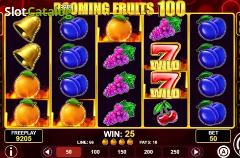 Скрин4. Booming Fruits 100 слот