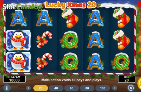 Скрин2. Lucky Xmas 20 слот