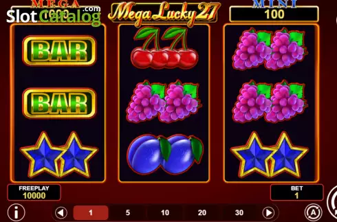 Скрин2. Mega Lucky 27 слот