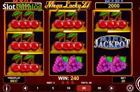 Скрин4. Mega Lucky 27 слот