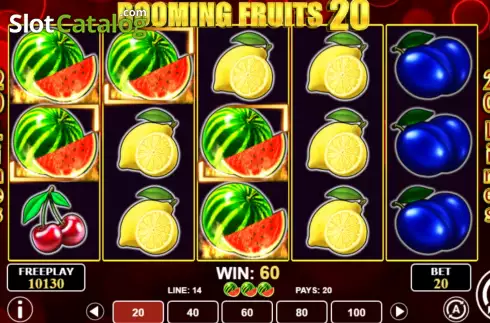 Скрин3. Booming Fruits 20 слот