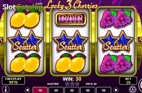 Скрин4. Lucky 3 Cherries слот