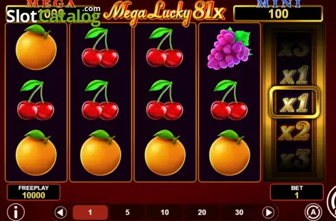 Скрин2. Mega Lucky 81x слот