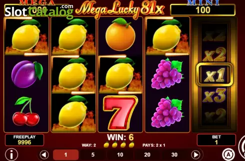 Скрин4. Mega Lucky 81x слот