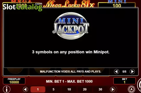 Скрин9. Mega Lucky 81x слот