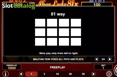 Скрин6. Mega Lucky 81x слот