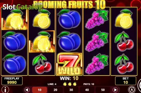 Скрин3. Booming Fruits 10 слот