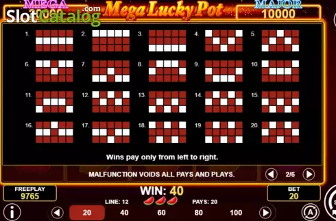 Скрин8. Mega Lucky Pot слот