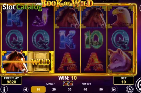 Скрин3. Book of Wild слот
