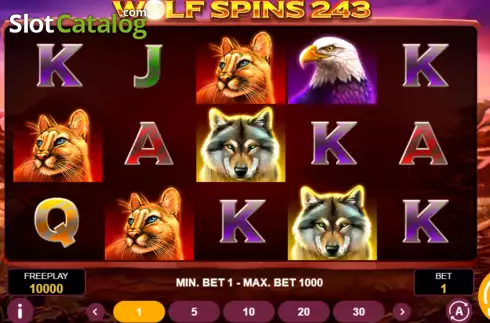 Скрин2. Wolf Spins 243 слот