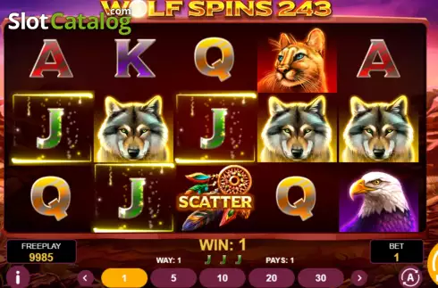 Скрин3. Wolf Spins 243 слот