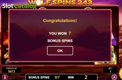 Скрин5. Wolf Spins 243 слот