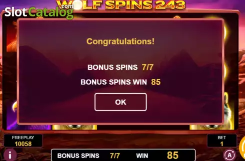Скрин8. Wolf Spins 243 слот