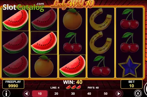 Скрин4. Lady Wild 10 слот