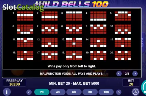 Скрин6. Wild Bells 100 слот
