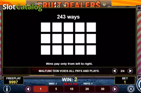Скрин7. Fruit Dealers слот
