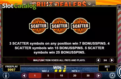 Скрин8. Fruit Dealers слот