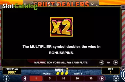 Скрин9. Fruit Dealers слот