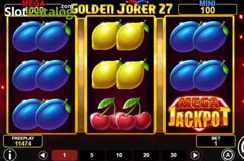 Скрин2. Golden Joker 27 слот