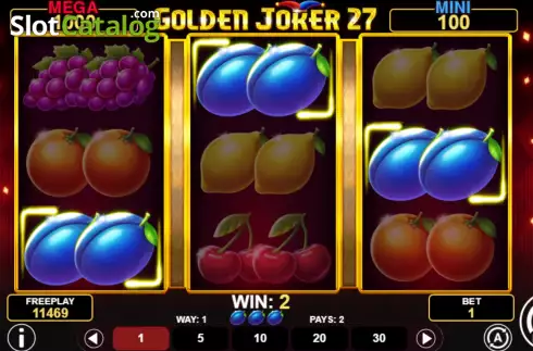Скрин3. Golden Joker 27 слот