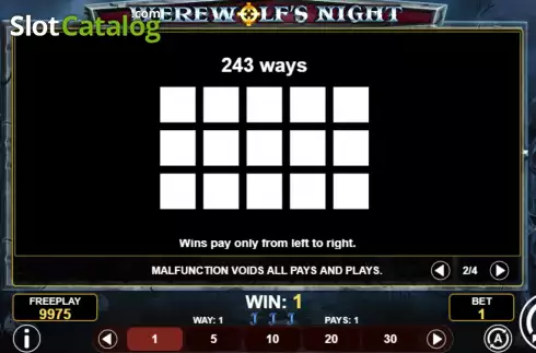 Скрин6. Werewolf's Night слот