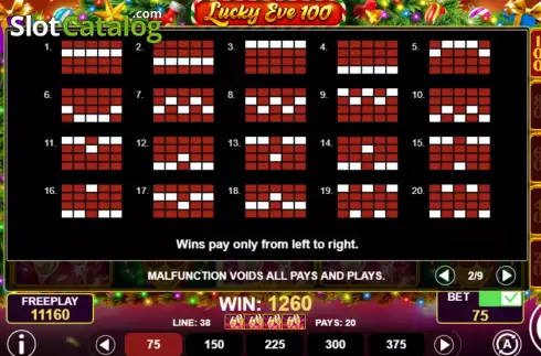 Скрин6. Lucky Eve 100 слот