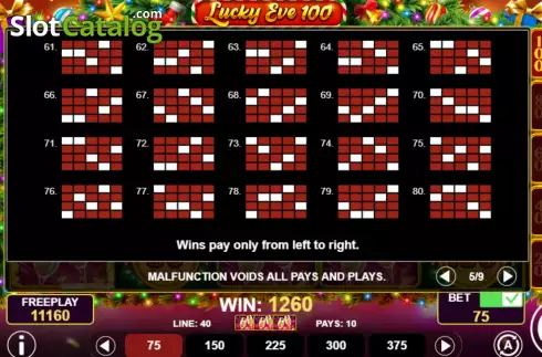 Скрин8. Lucky Eve 100 слот