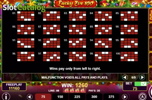 Скрин9. Lucky Eve 100 слот