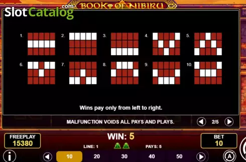 Скрин6. Book of Nibiru слот