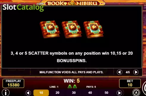 Скрин8. Book of Nibiru слот